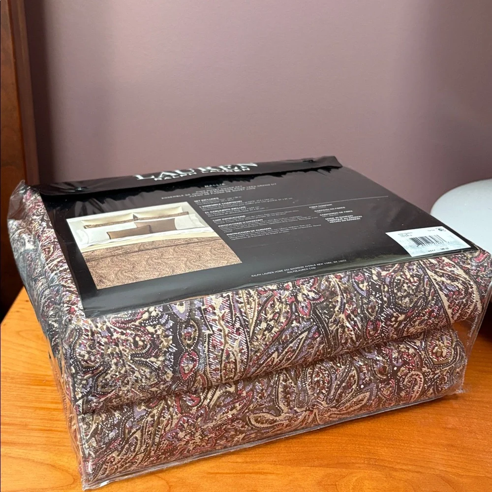 LAUREN Ralph Lauren King Duvet Cover Set - HALLIE - Paisley - brand new
